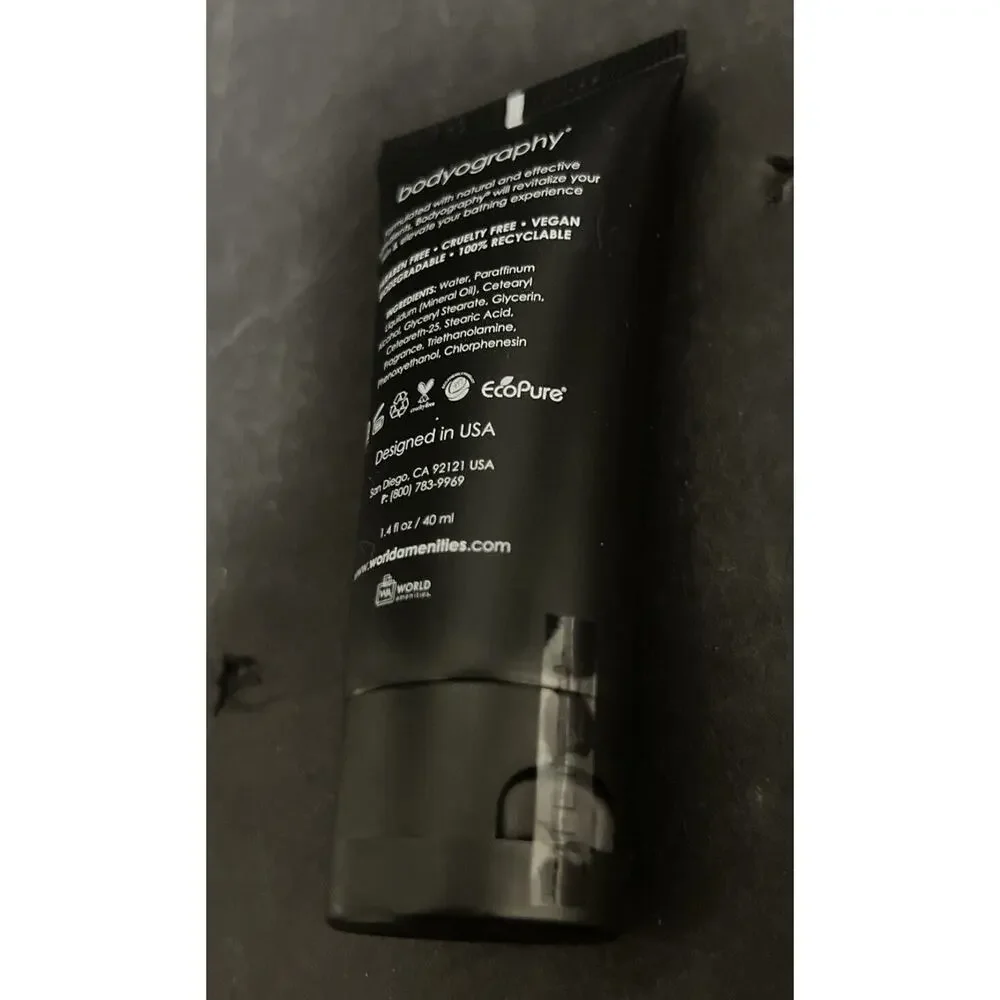 BODYOGRAPHY Travel Size Bath Toiletries Shampoo Conditioner Body Wash Lotion New